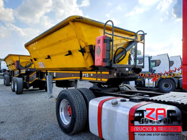 2021 LEADER 18 CUBE SIDE TIPPER TRAILER #53307